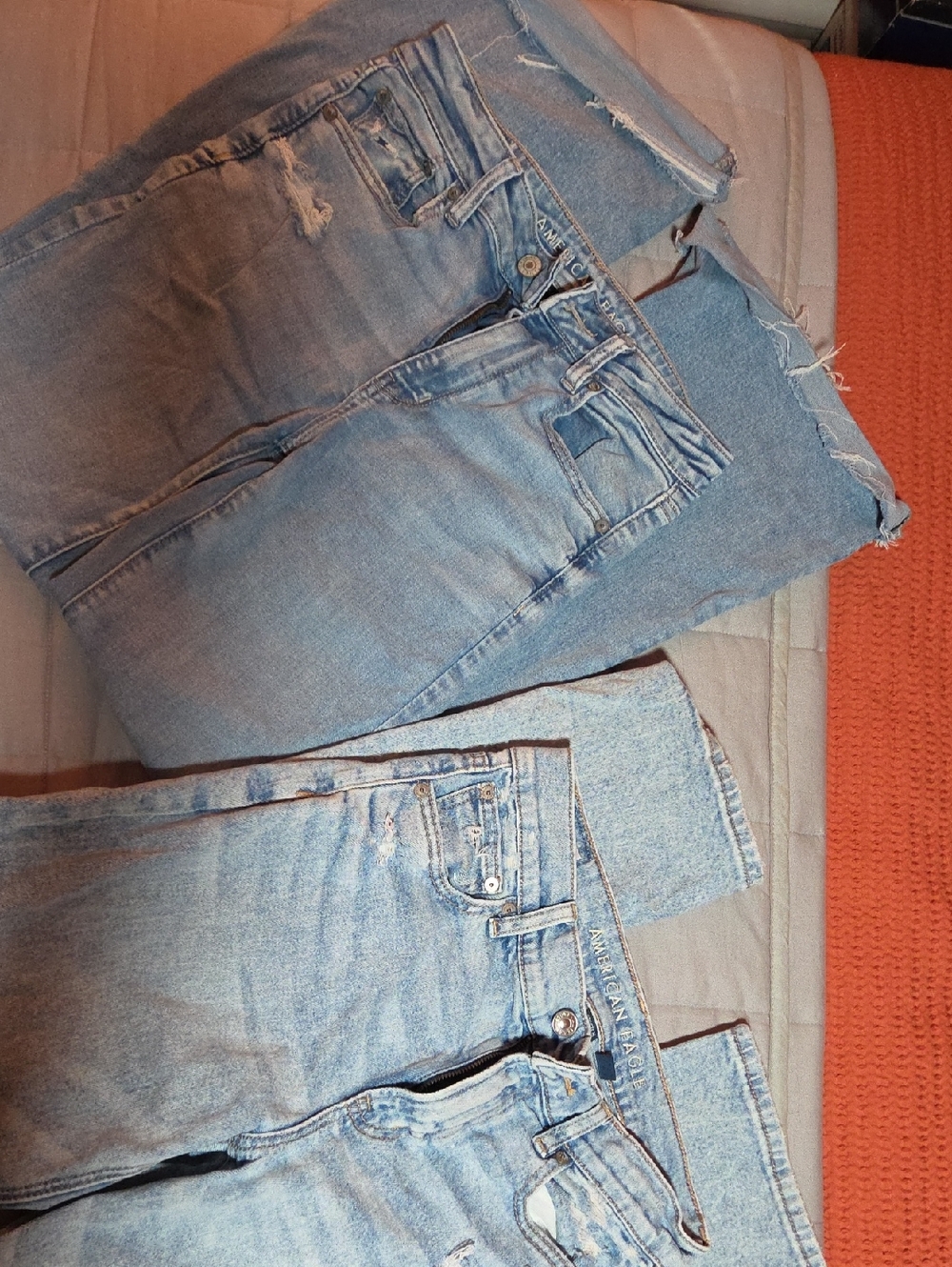 American Eagle Outfitters Light Blue High Rise Women's Jeans